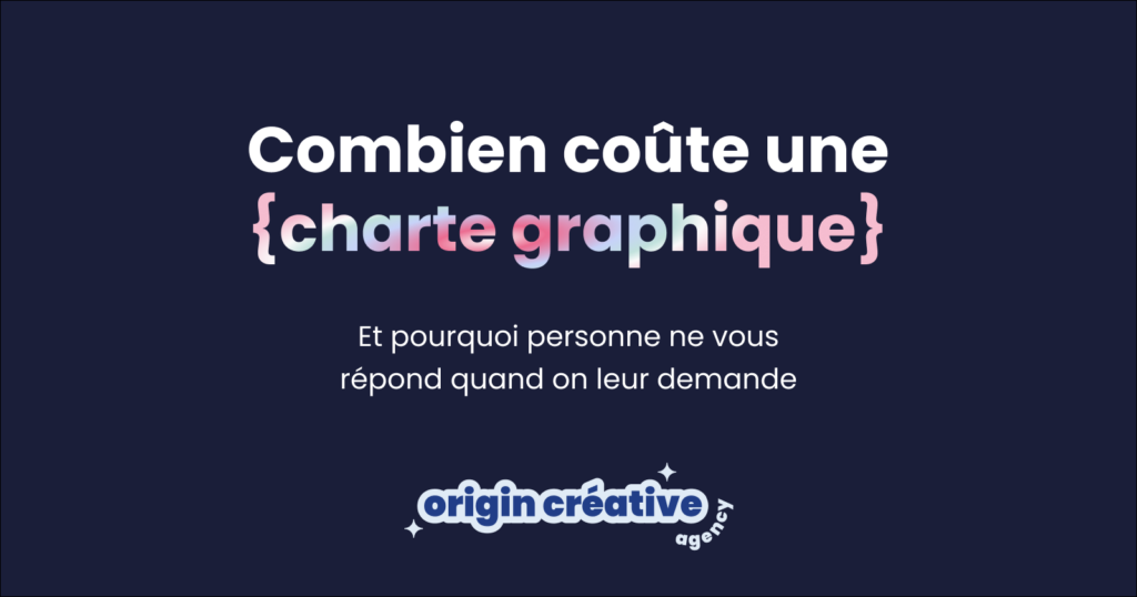 Combien coûte une charte graphique, et pourquoi personne ne vous répond quand on leur demande