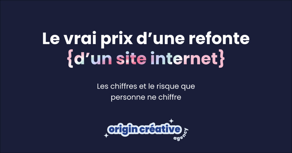 Le vrai prix d'une refonte de site internet : les chiffres et le risque que personne ne chiffre